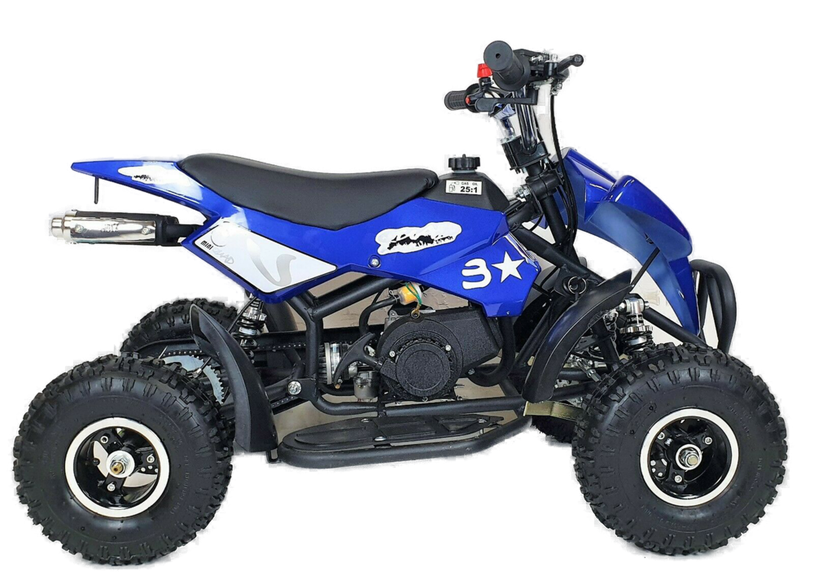 50cc 2 Stroke Quad Bike (Blue) - Image 3