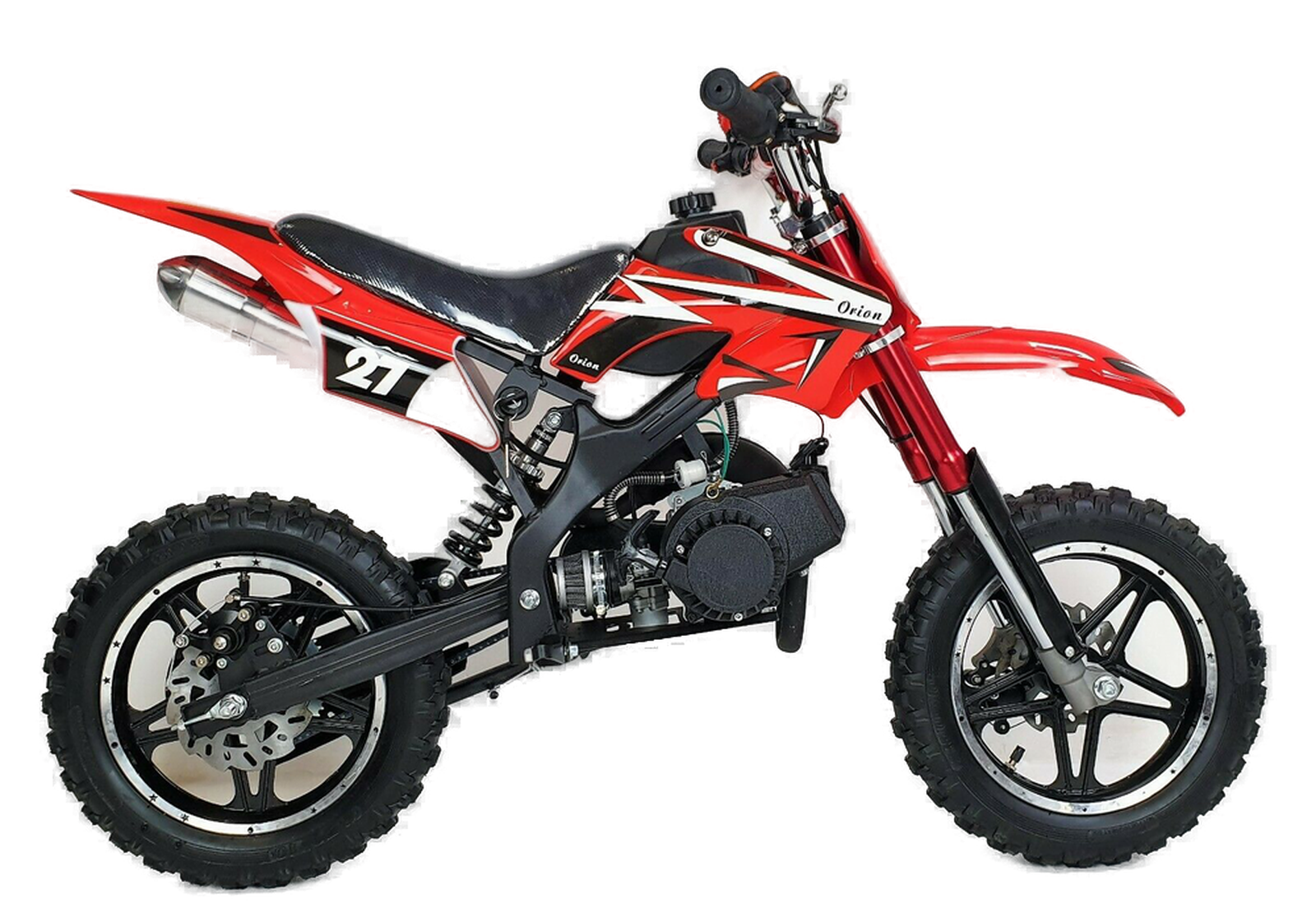 49cc Dirt Bike (Red) - Image 2