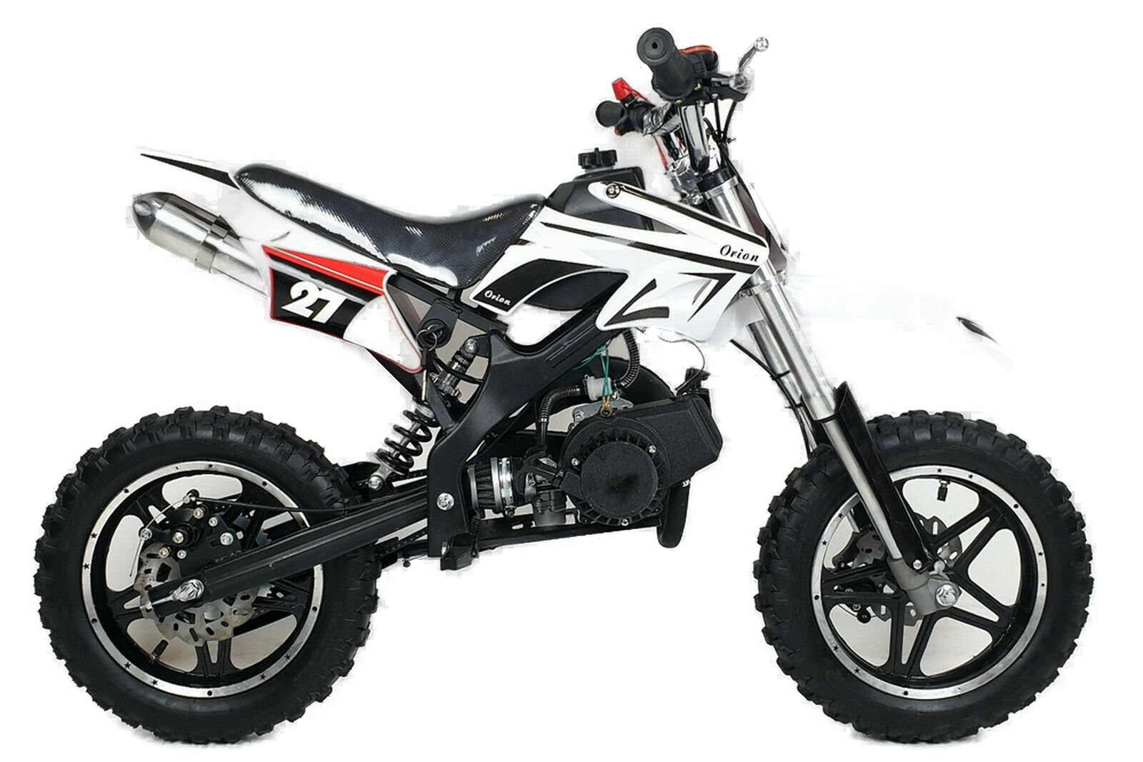 49cc Dirt Bike (White) - Image 2