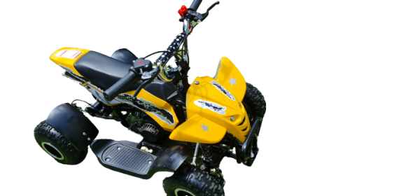 50cc 2 Stroke Quad Bike (Yellow) - Image 2
