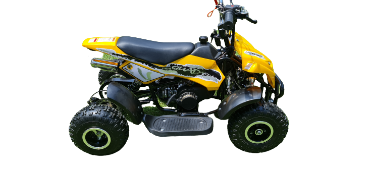 50cc 2 Stroke Quad Bike (Yellow)
